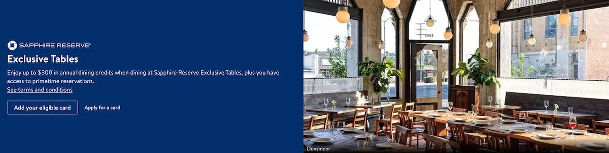 Khám Phá Lợi Ích Từ $300 Tín Dụng Ẩm Thực Chase Sapphire Reserve