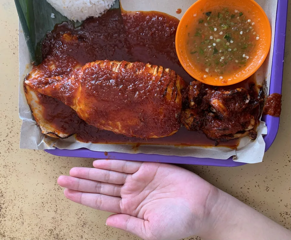 Khám Phá Nasi Dulang Daun Pisang: Quán Ăn Nổi Bật Với Món Sotong Nướng Khổng Lồ Tại Kajang
