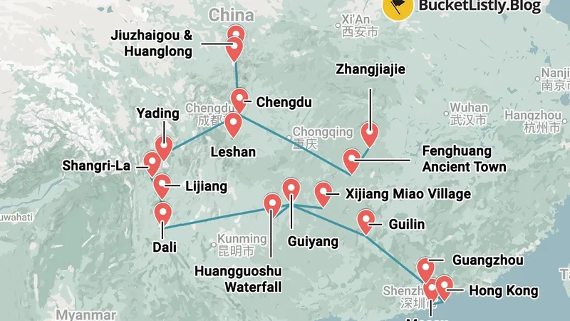 Một Tháng Chinh Phục Vẻ Đẹp Tuyệt Vời Của Miền Nam Trung Quốc
