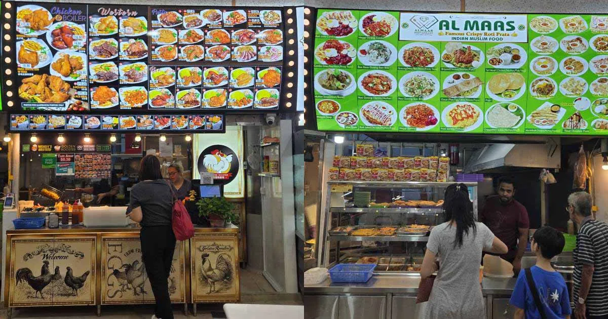 Quán cà phê mới có 10 quầy, mì ramen, lok lok 1 đô và món ăn Michelin Bib Gourmand
