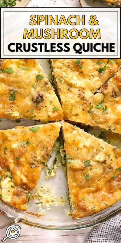 Quiche Không Vỏ Ngọt Ngào Với Cà Rốt Và Nấm