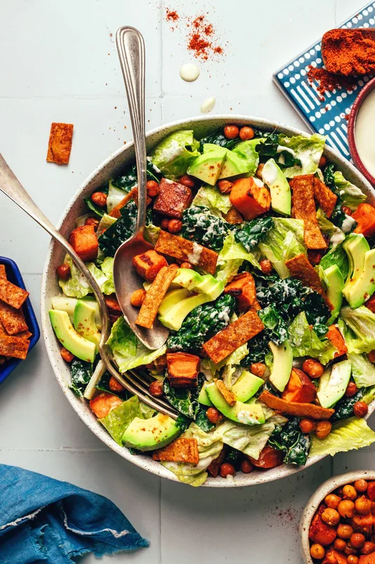 Salad Taco Khoai Lang Đậu Gà Chay: Ngon Miệng và Nhanh Chóng!