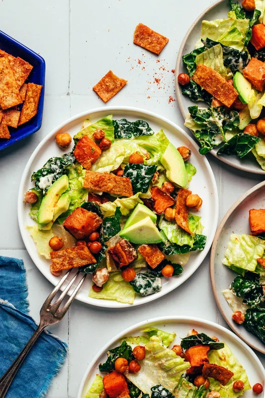 Salad Taco Khoai Lang Đậu Gà Chay: Ngon Miệng và Nhanh Chóng!