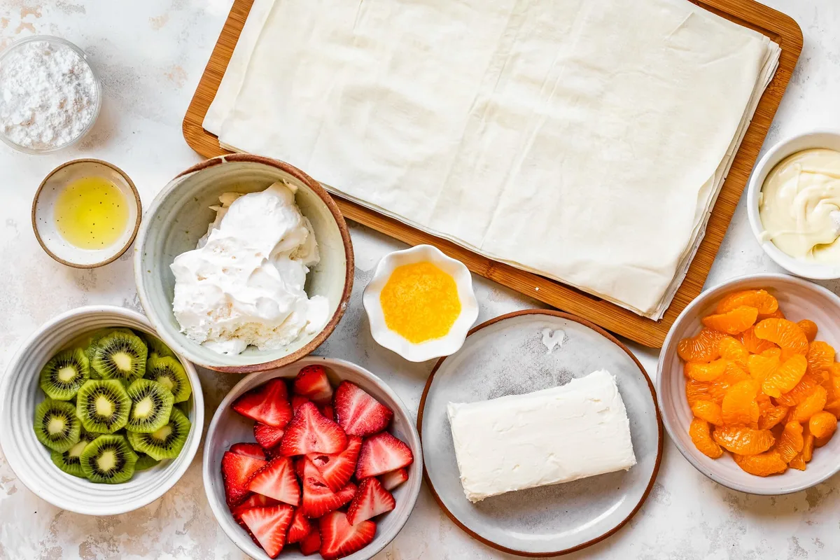 Tart Trái Cây Đơn Giản Hết Nấc Với Bánh Phyllo